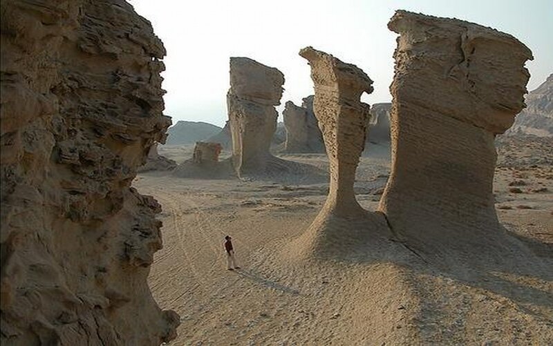 Desert rock formations