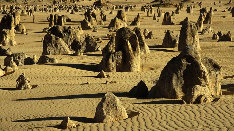 Desert Rock Formations — Brown