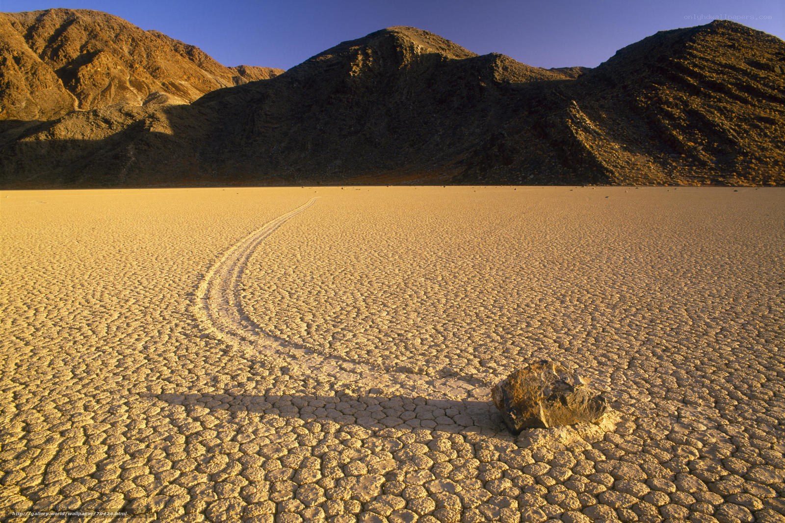 Desert rock trail