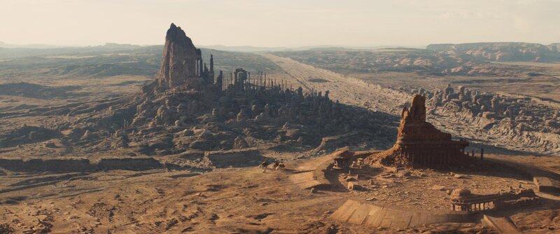 desert ruins of a lost city