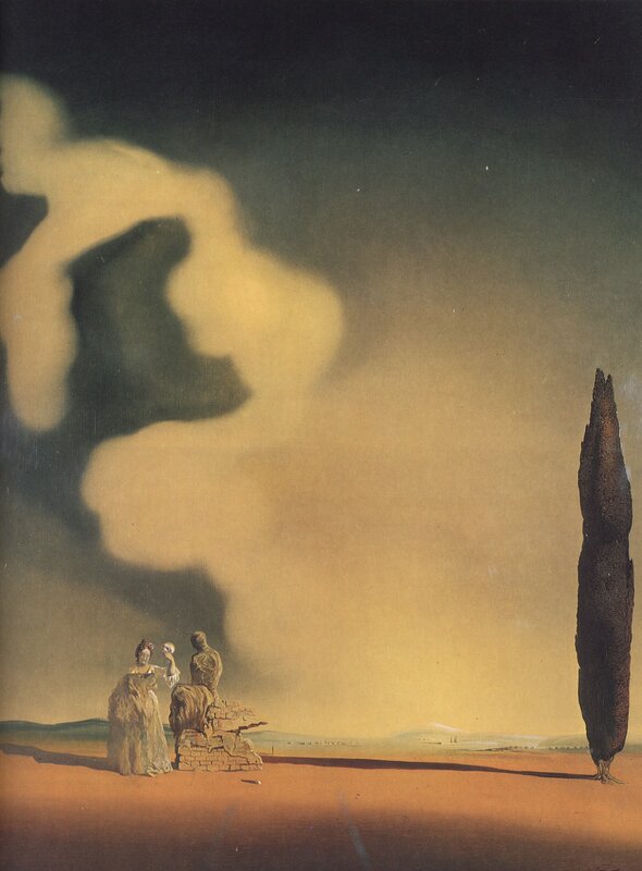 Desert scene with figures