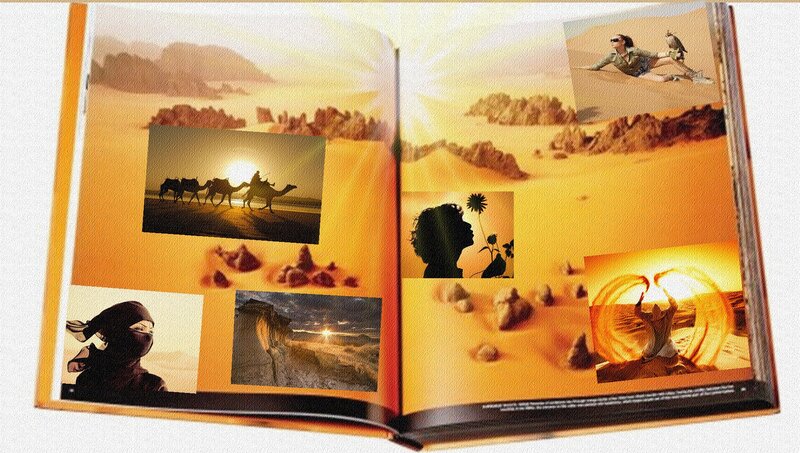 Desert Scrapbook Pages