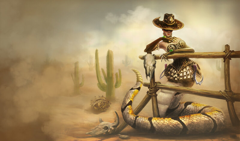 Desert serpent woman