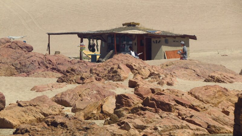 Desert Shack with Rocks