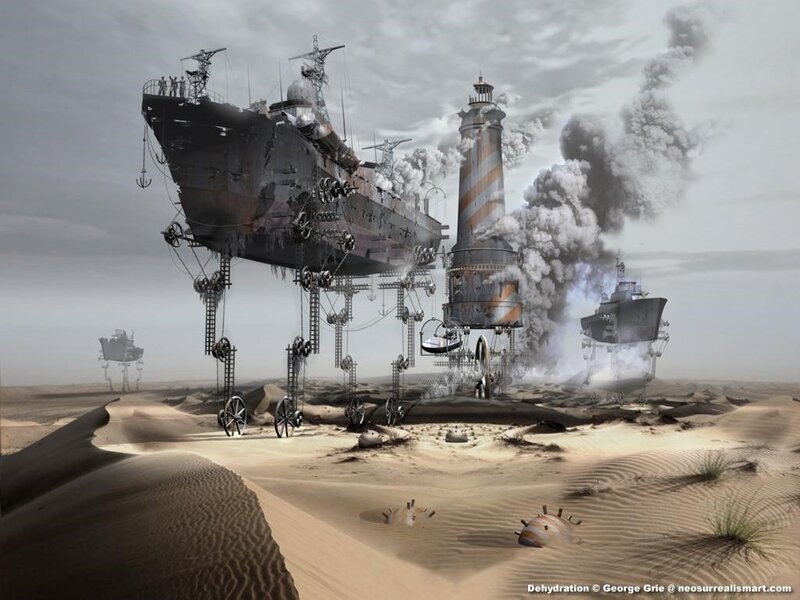 Desert ship colony
