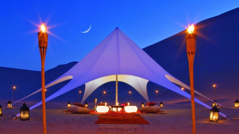 Desert Tent Camp — Blue