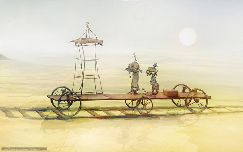 Desert train journey