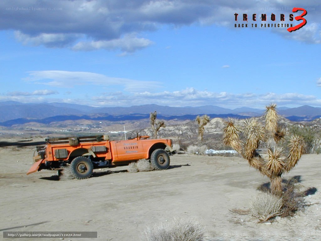 Desert truck with cactus