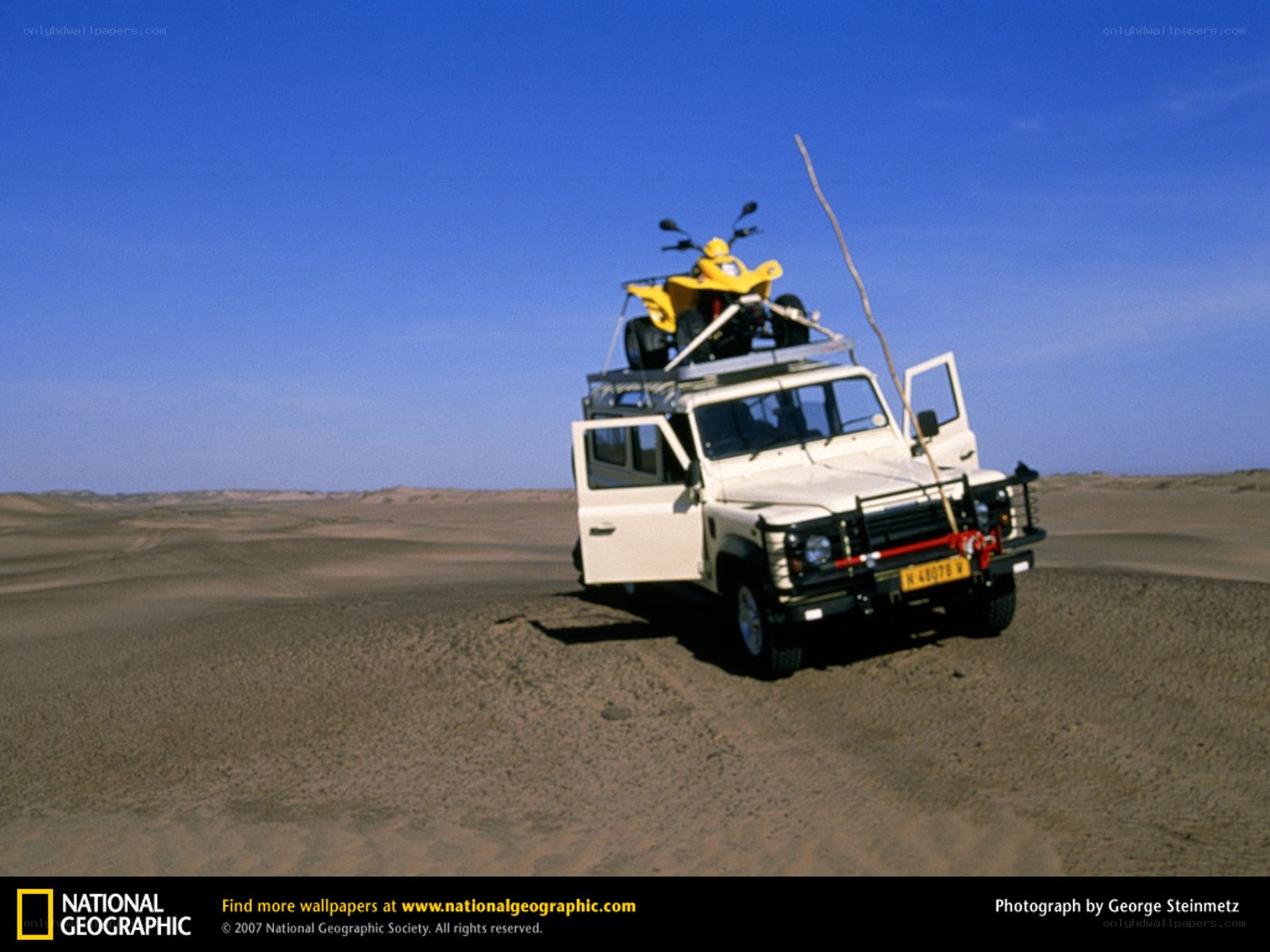 Desert vehicle with ATV