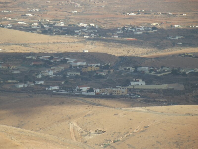 Desert village landscape