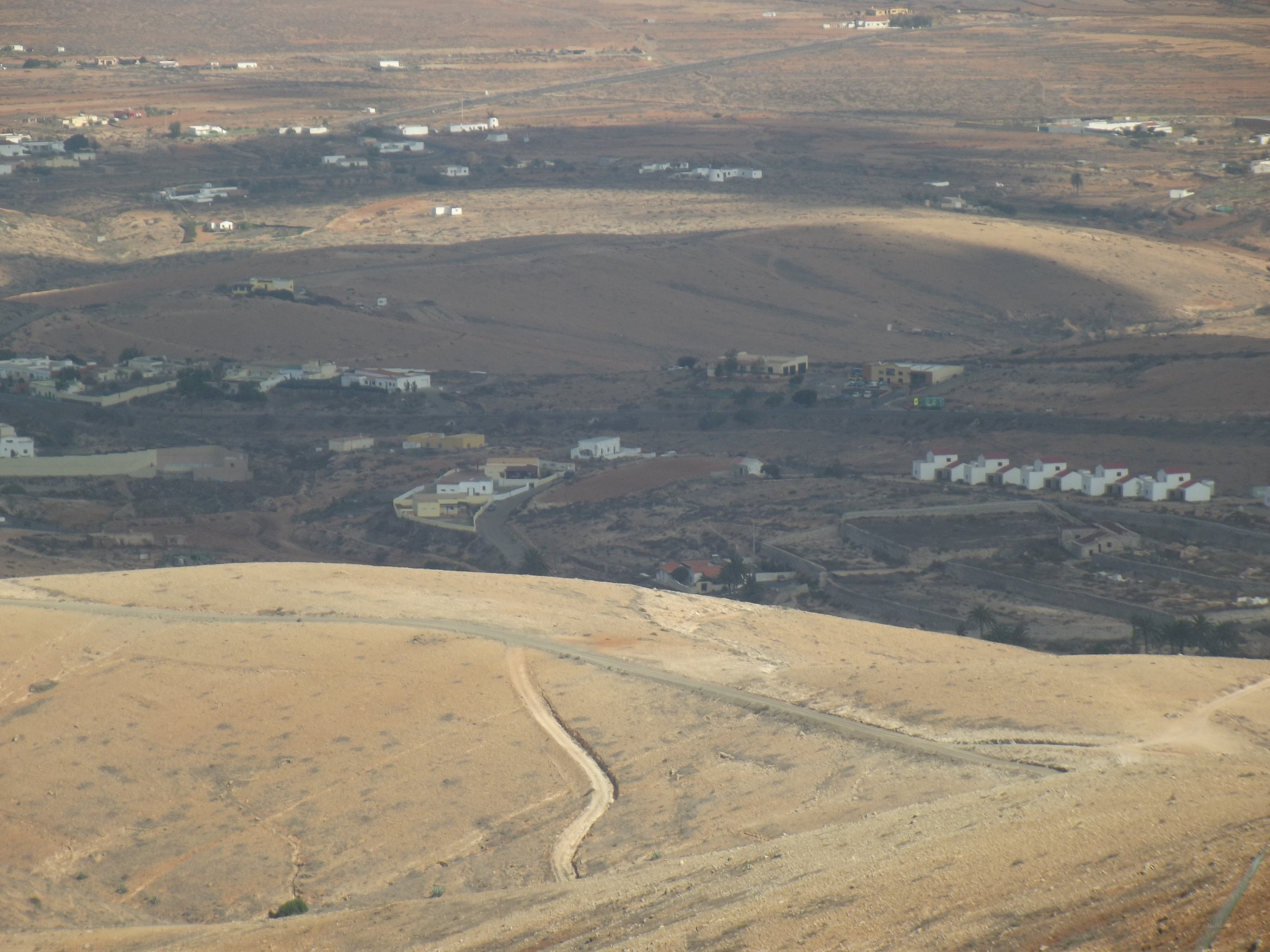 Desert village landscape