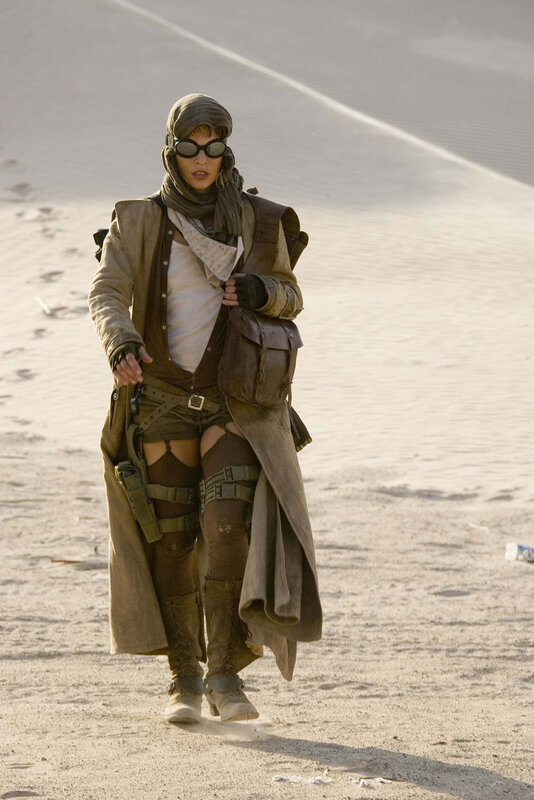 Desert warrior in goggles