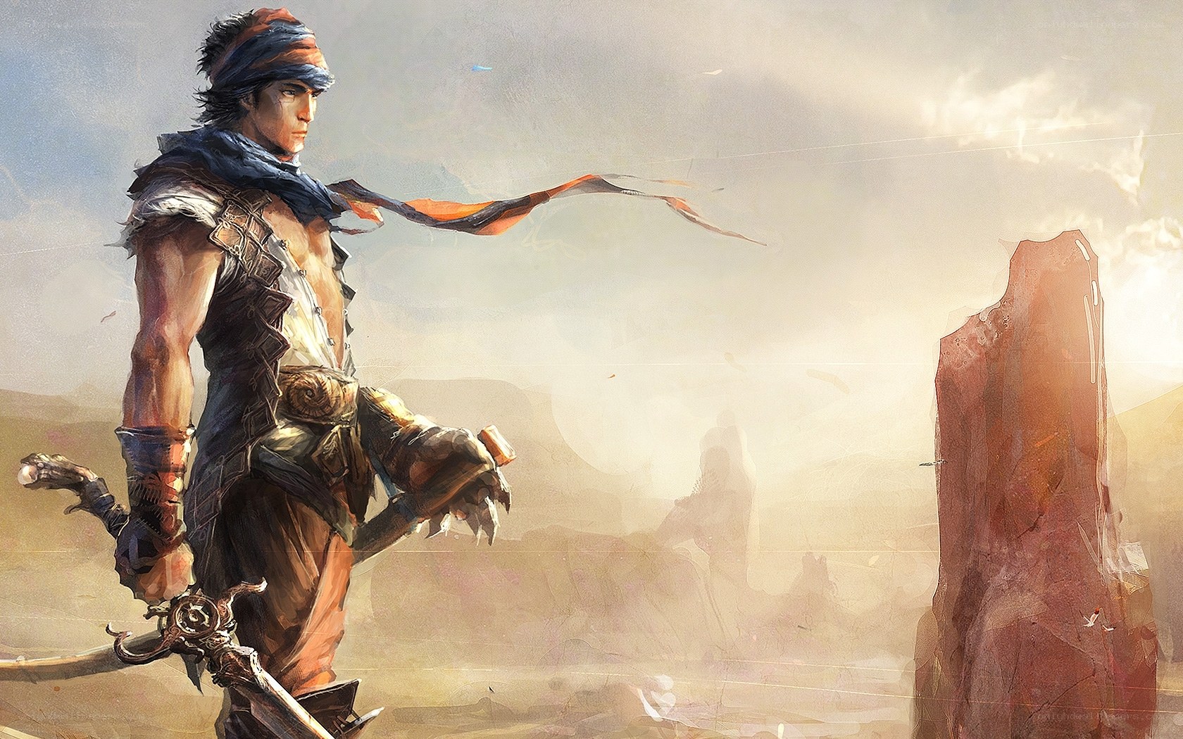 Desert warrior with sword