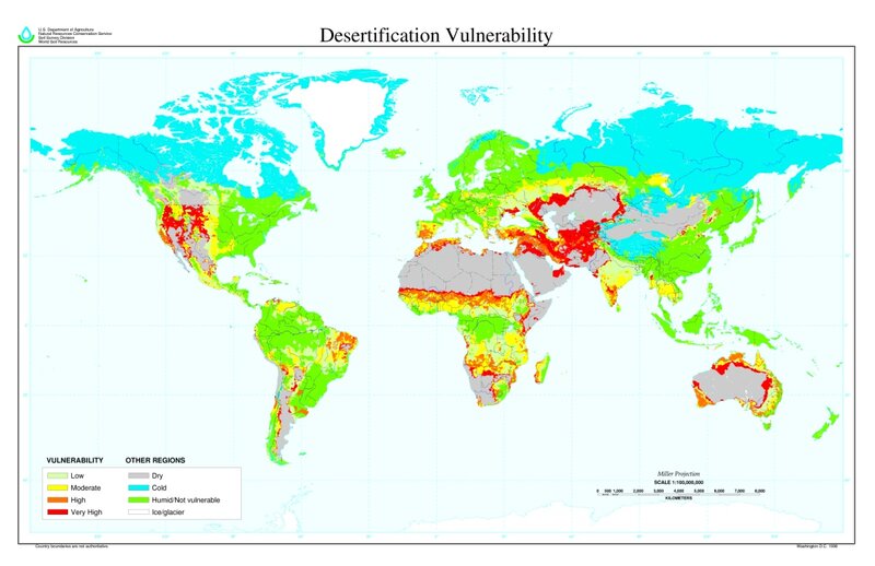 Desertification Vulnerability Map
