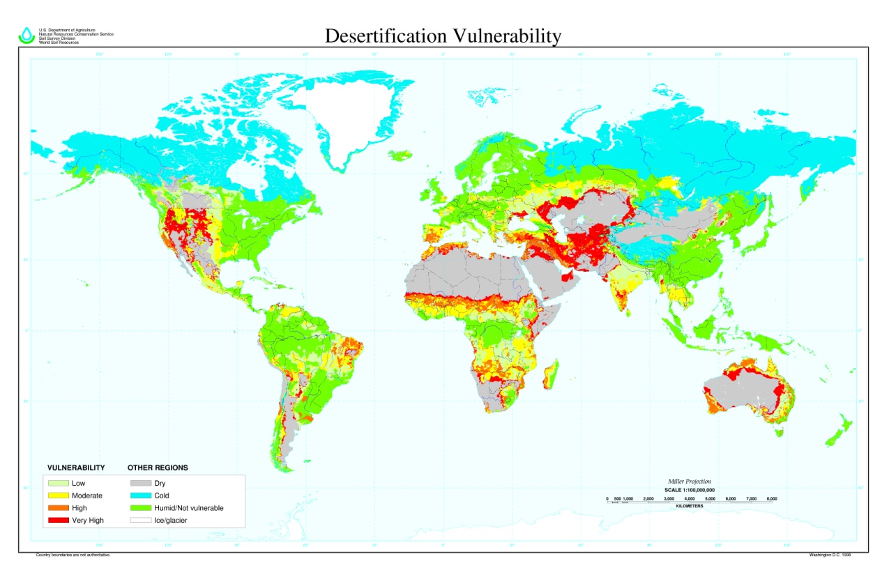 Desertification Vulnerability Map