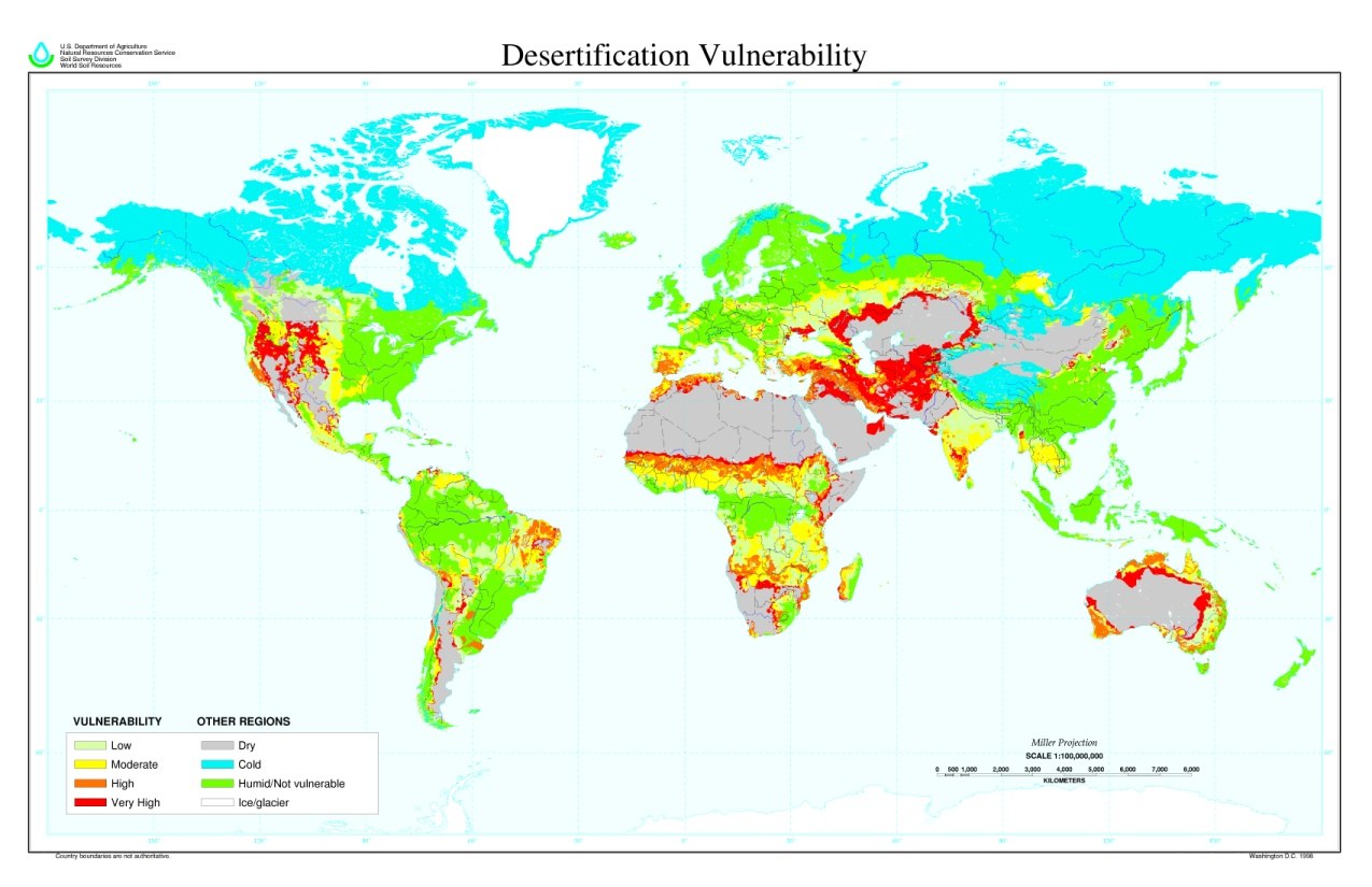 Desertification Vulnerability Map