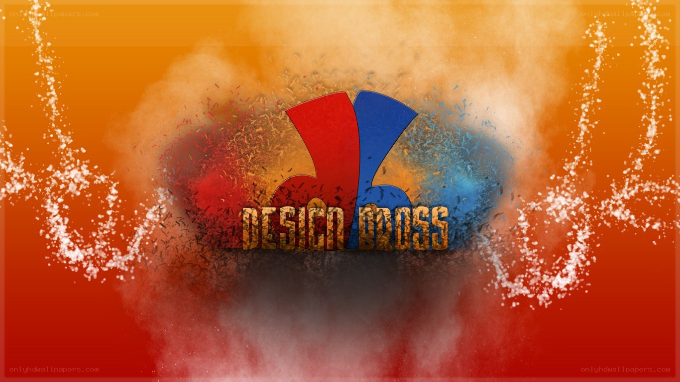 Design Bros logo with particle effect