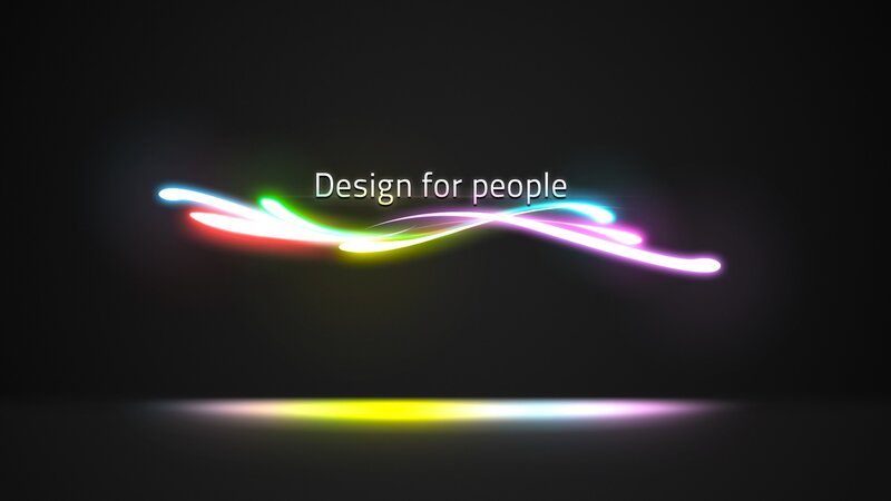 Design for people text