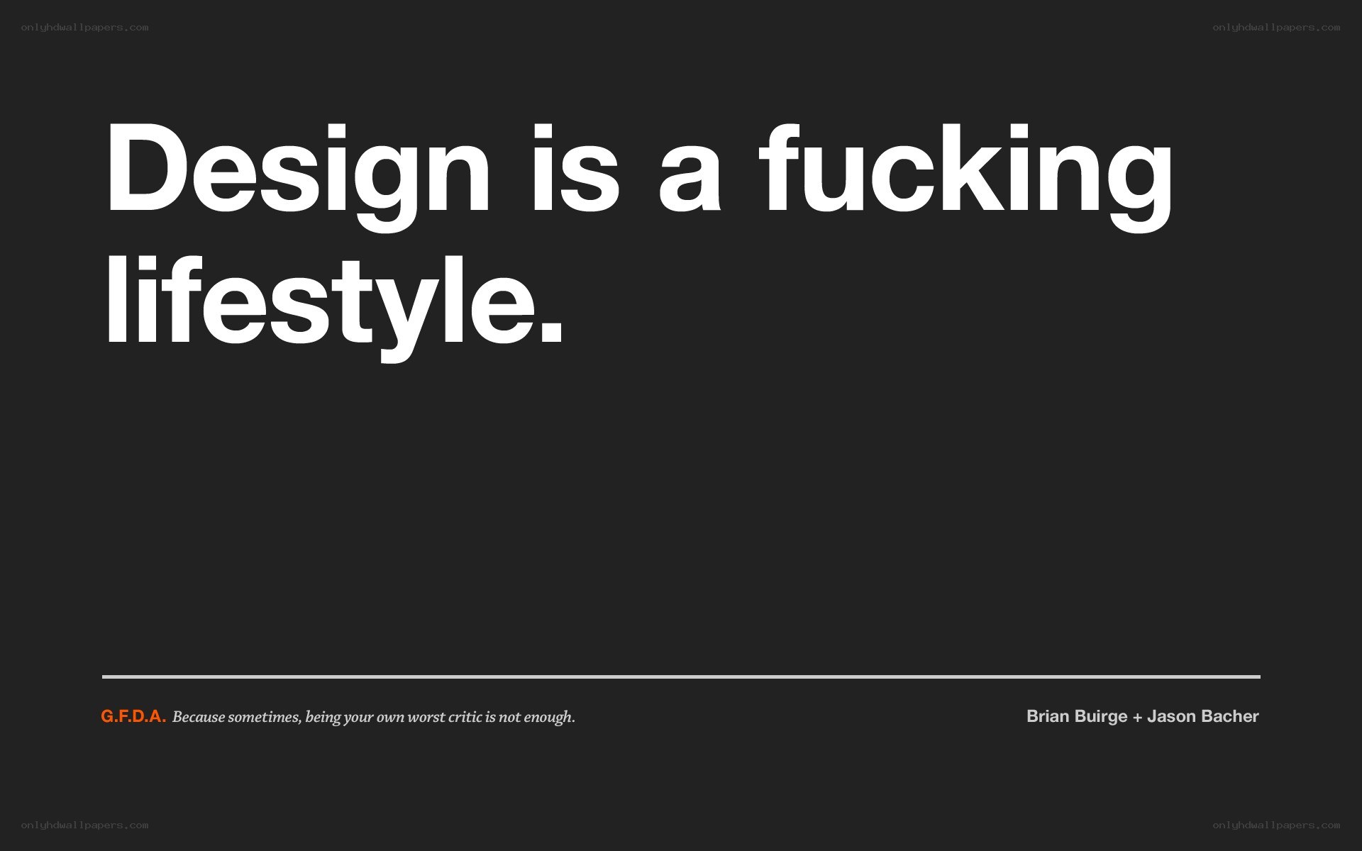 design is a lifestyle