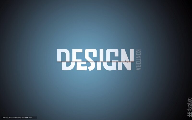 Design text on blue background