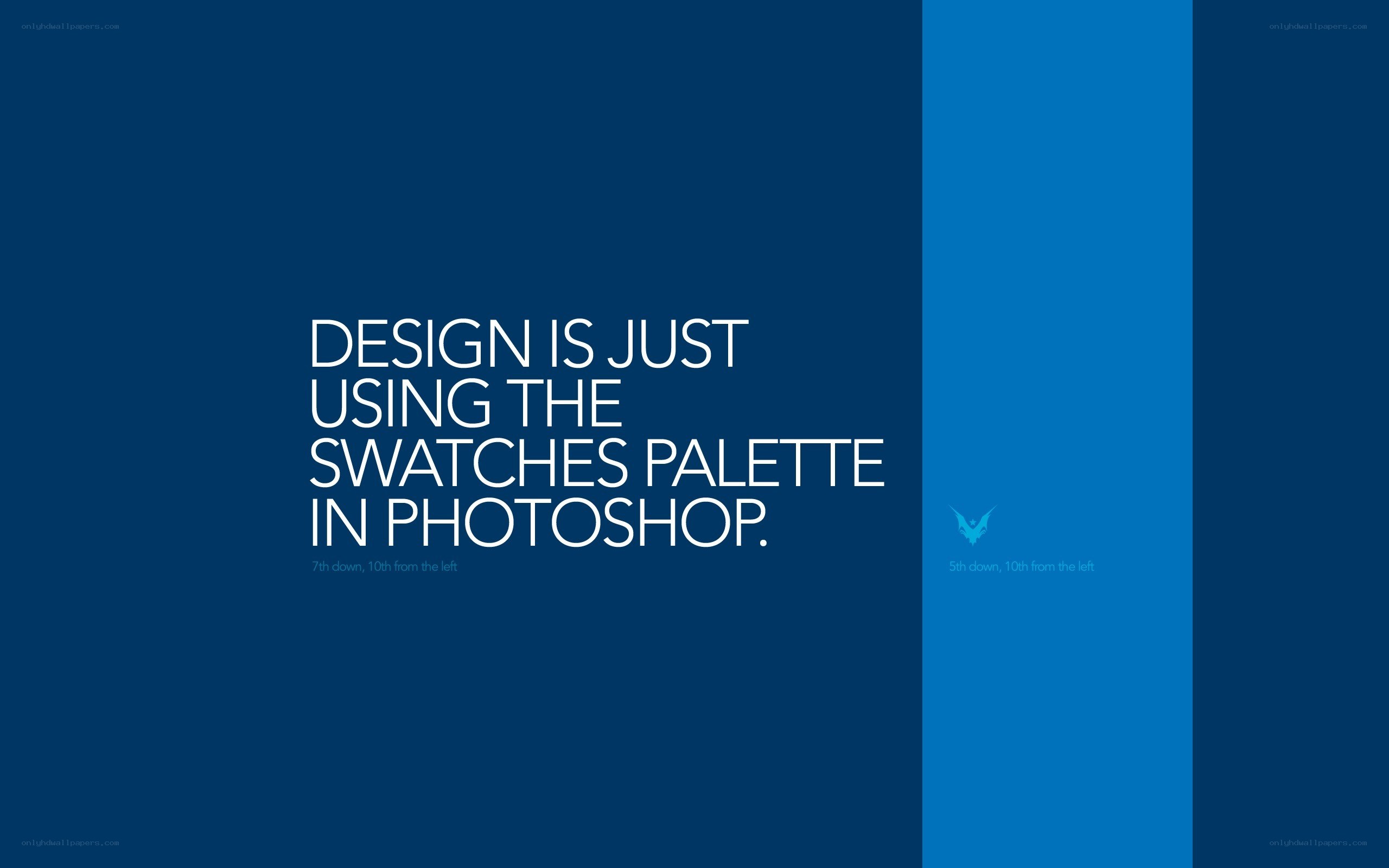 design using swatches palette