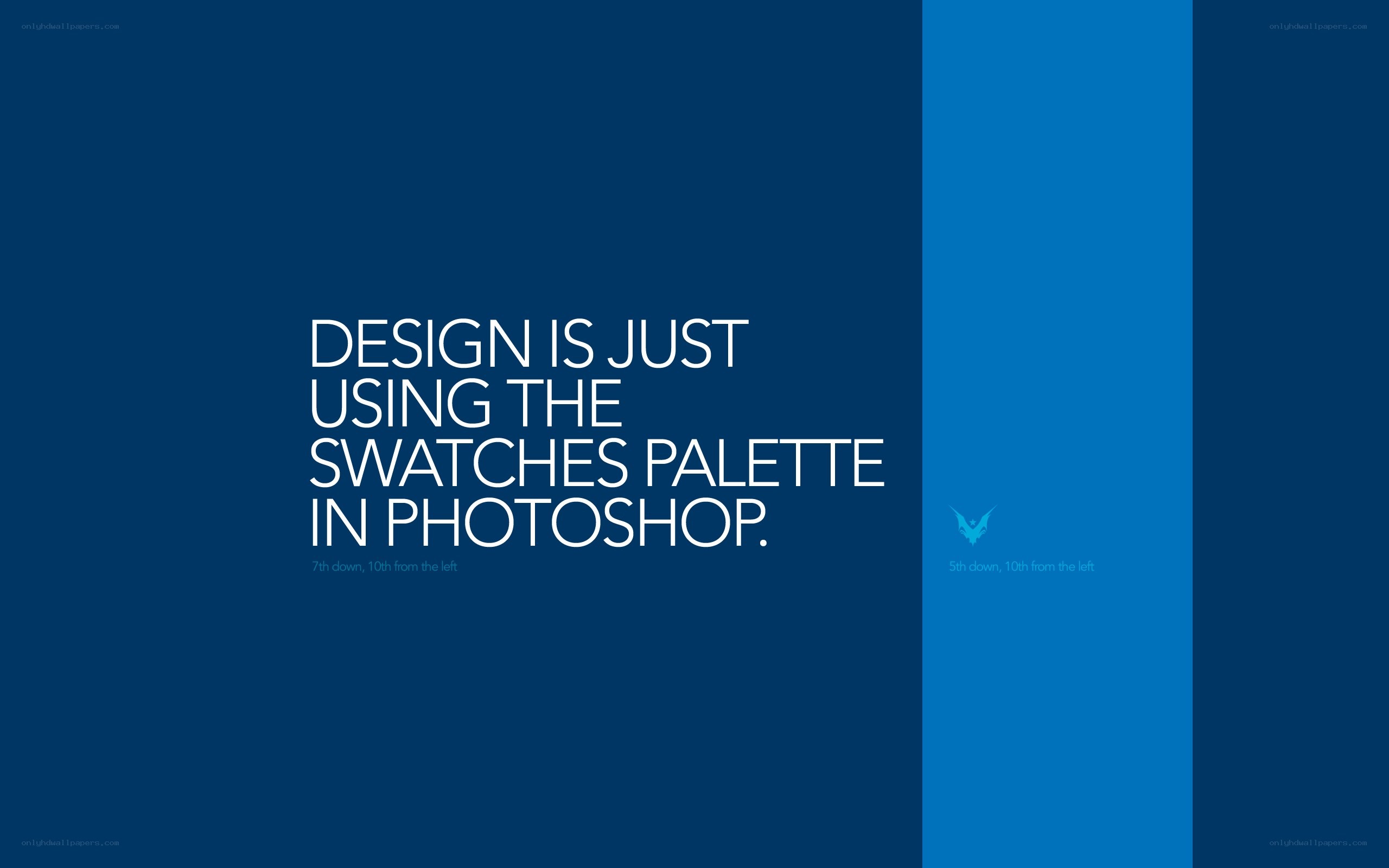 design using swatches palette