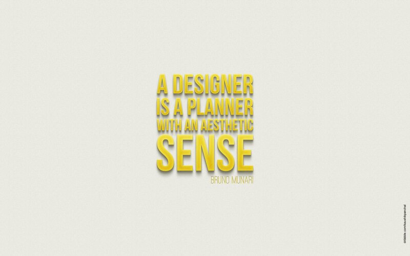 designer quote wallpaper