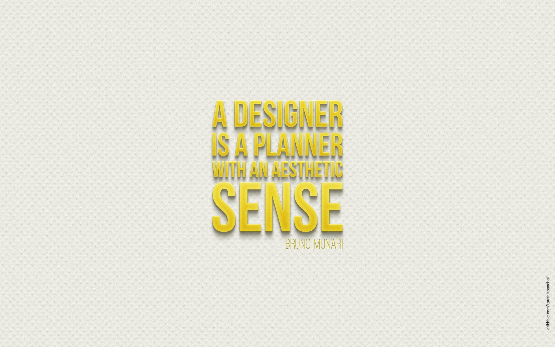 designer quote wallpaper