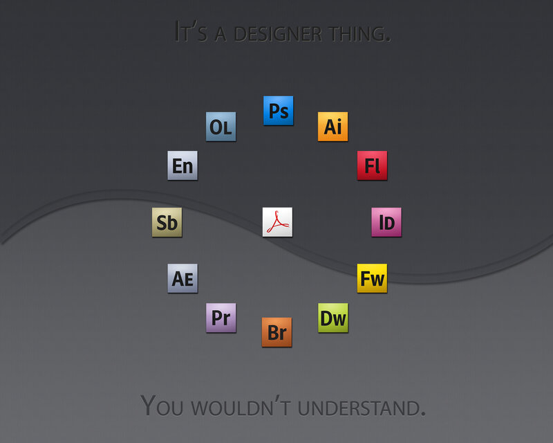Designer software icons