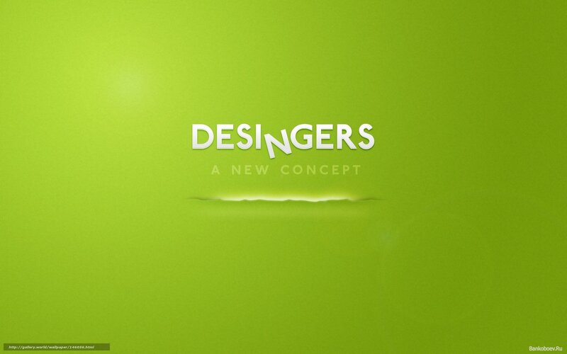 Desingers logo on green