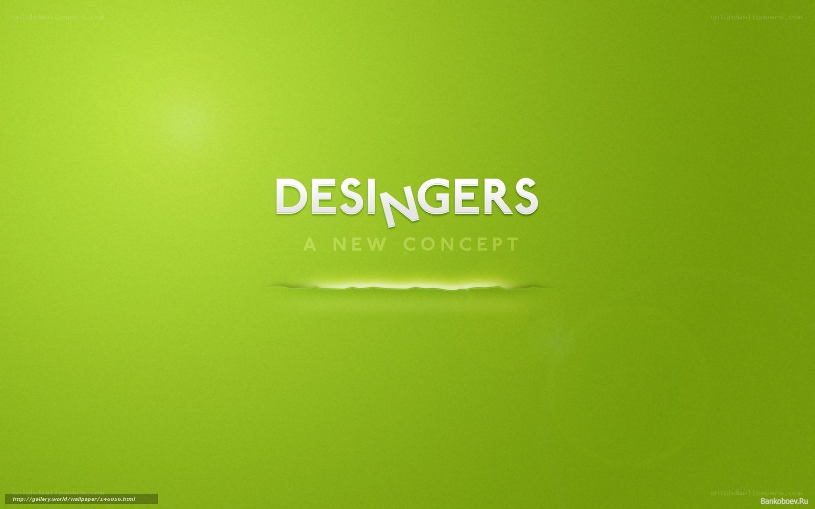 Desingers logo on green