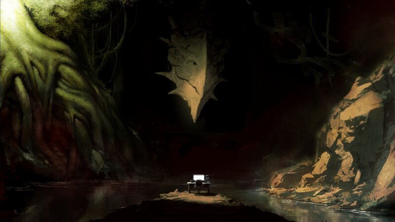 Desk in a Cave