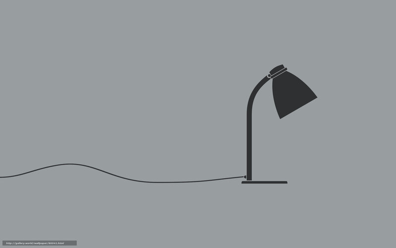 desk lamp silhouette