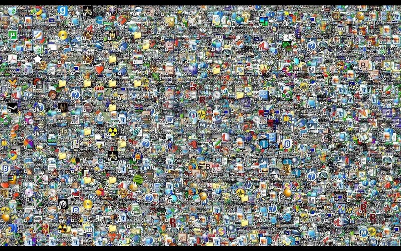 Desktop Icons Collage