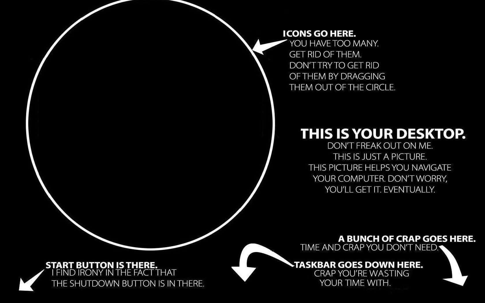 Desktop layout guide
