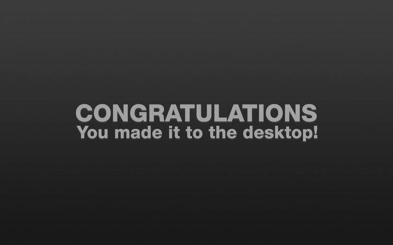 desktop login success