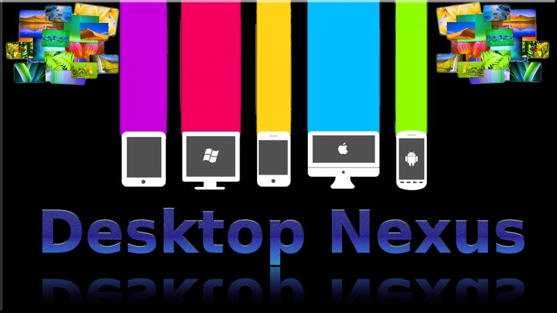 Desktop Nexus Logo — Black, Technological