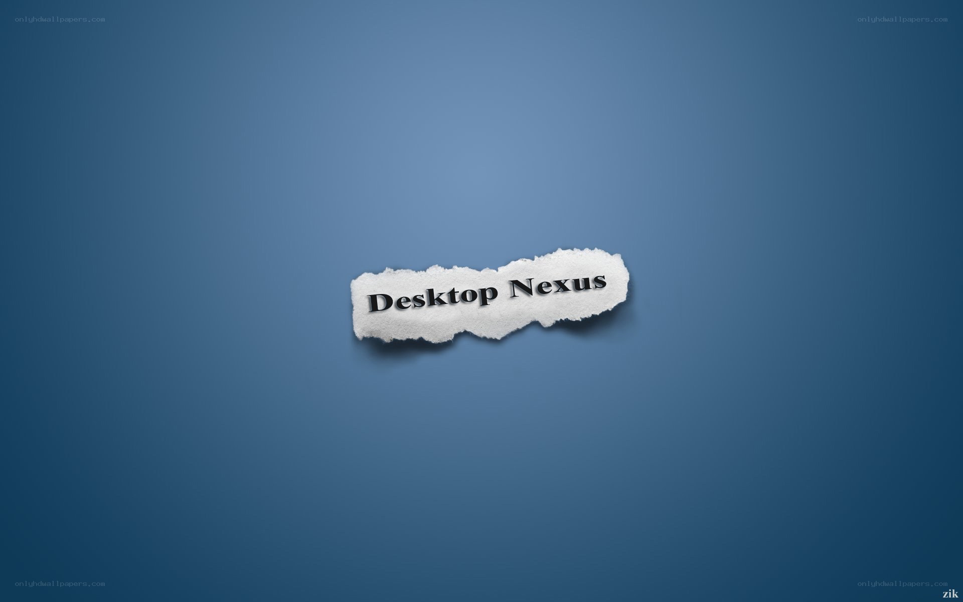 Desktop Nexus logo on blue