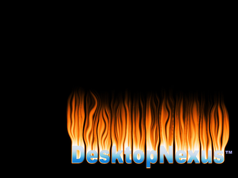 DesktopNexus logo with fire effect
