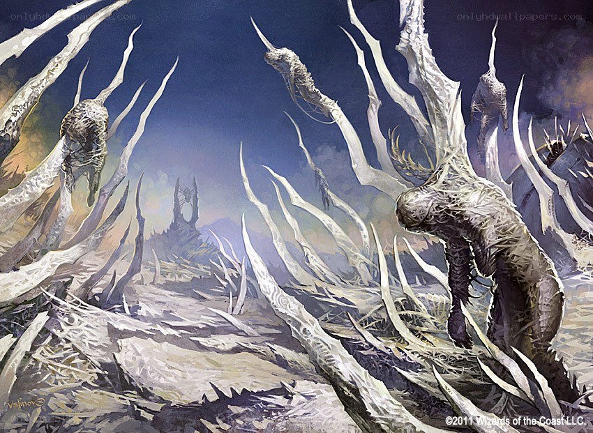 Desolate land of the dead