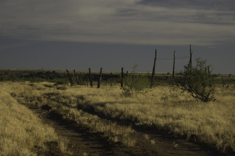 Desolate rural landscape