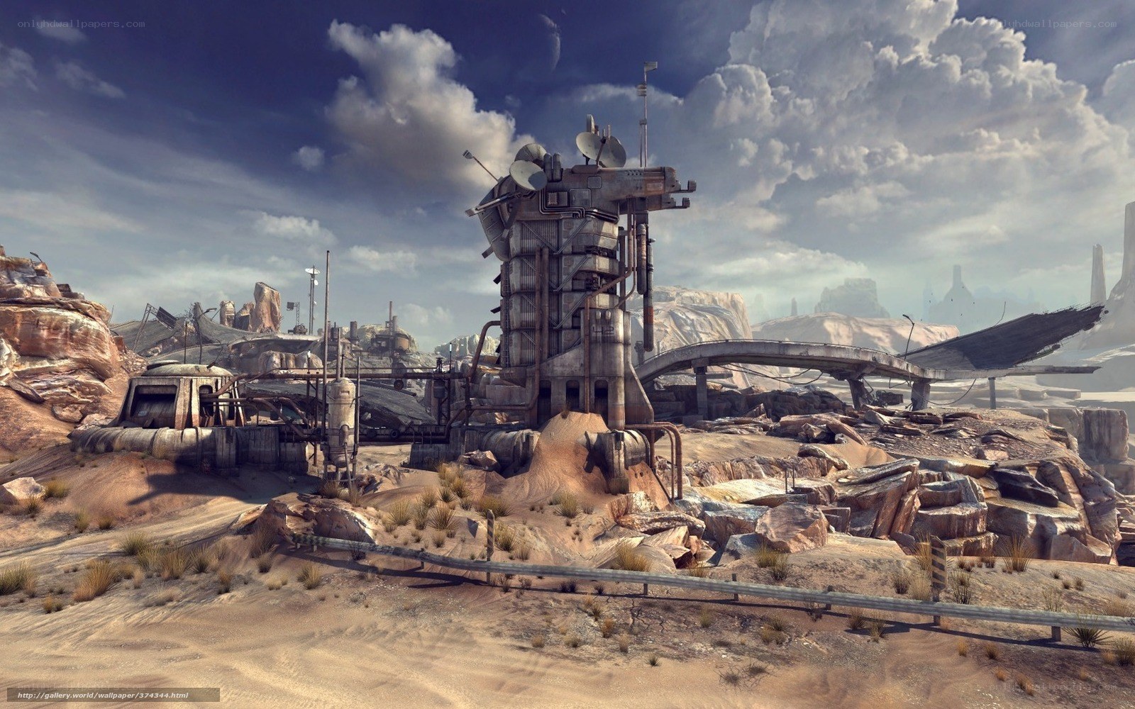 Desolate sci-fi outpost