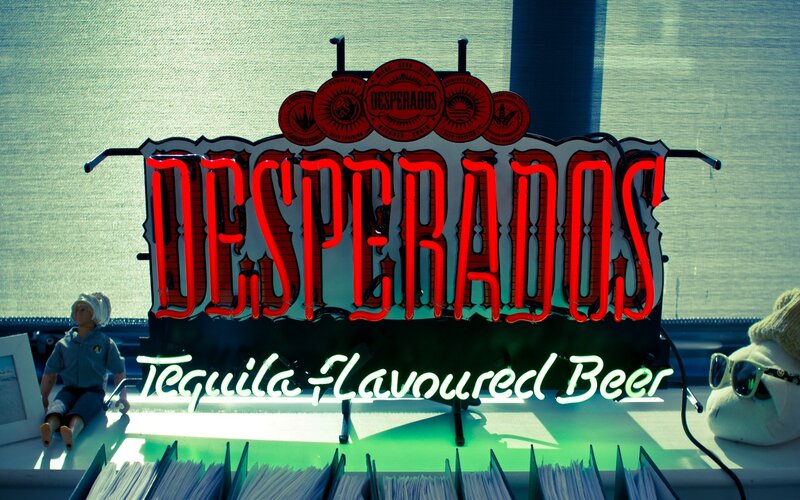 Desperados beer sign display