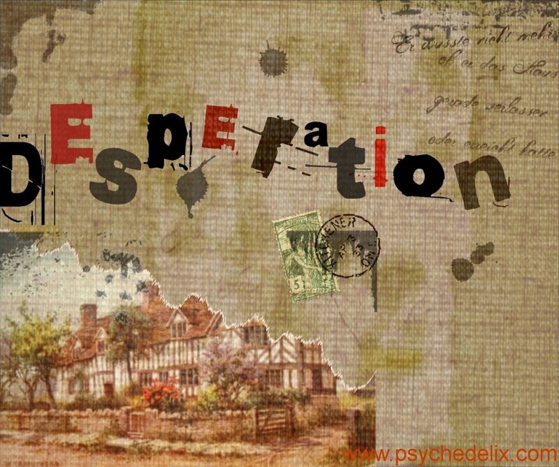 Desperation collage artwork