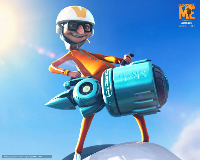 Despicable Me character with jetpack