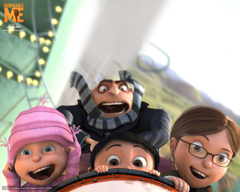 Despicable Me characters on ride