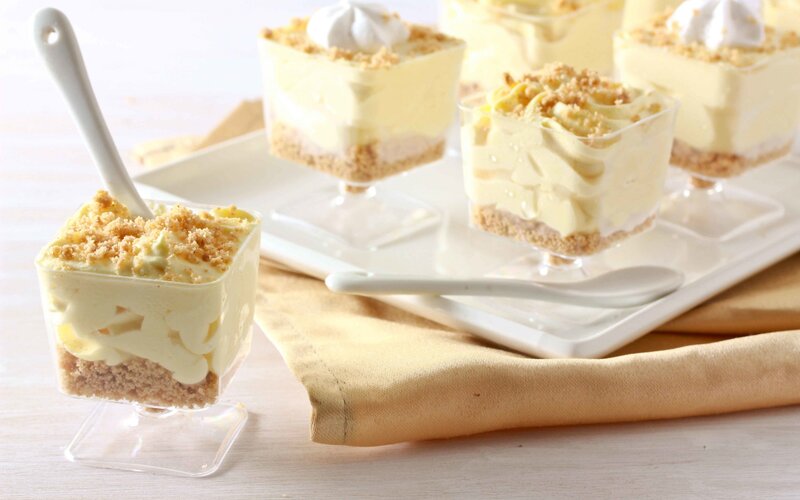 Dessert Cups on Tray