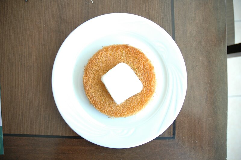 dessert on a white plate