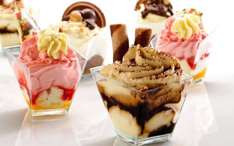 Dessert Parfaits in Cups