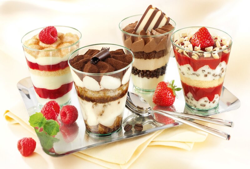 Dessert Parfaits — White, Delicious
